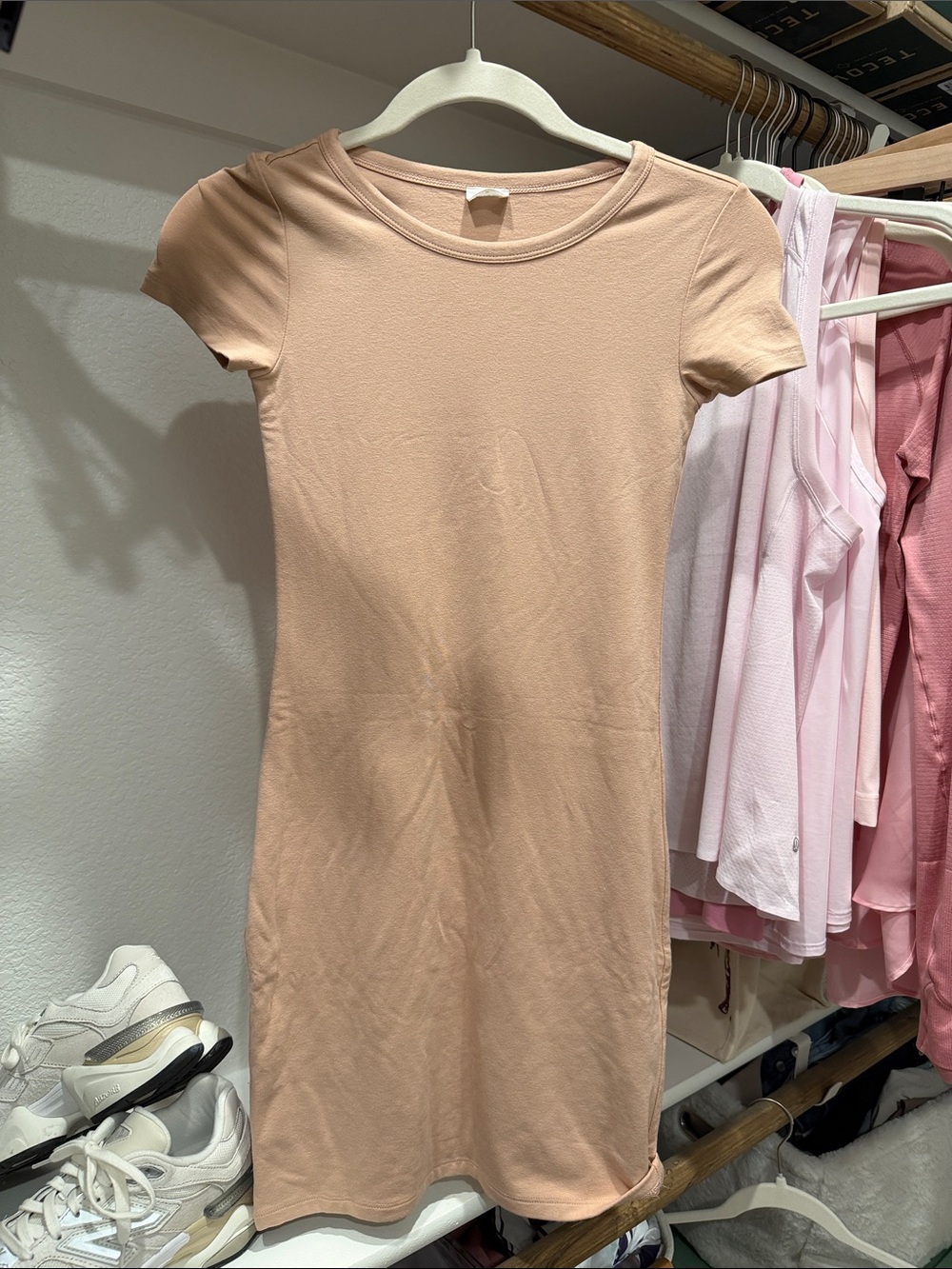 Aritzia Mini Dress in Light Pink